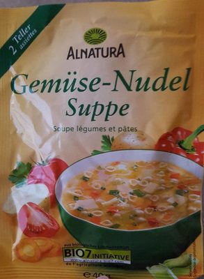 Alnatura Bio Gemüse-Nudel Suppe 40G - 4104420017023