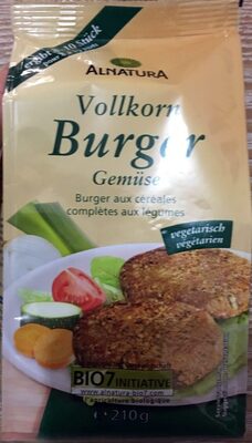 Alnatura Bio Gemüse Vollkorn Burger 210G - 4104420020443