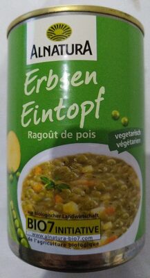 Alnatura Bio Erbseneintopf 400G - 4104420020504