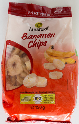 Alnatura Bio Bananen Chips 150G - 4104420024847