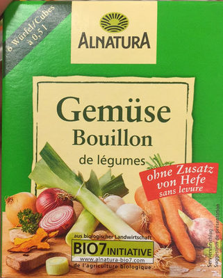 Alnatura Bio Gemüse Bouillon ohne Zusatz von Hefe 6x 11G - 4104420028586