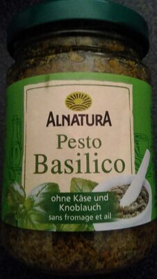 Alnatura Bio Pesto Basilico 130G - 4104420031326