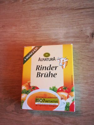 Alnatura Bio Rinder Bouillon 6x 11G - 4104420032927