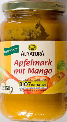 Alnatura Bio Apfelmark mit Mango 360G - 4104420033764