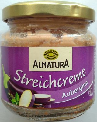 Alnatura Bio Streichcreme Aubergine 180 g - 4104420037960