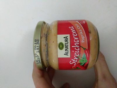 Alnatura Bio Streichcreme Paprika-Chili 180G - 4104420038080