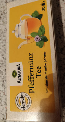 Alnatura Bio Demeter Pfefferminz Tee 20x 1,5G - 4104420038189