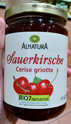 Alnatura Bio Fruchtaufstrich Sauerkirsche 420G - 4104420045804