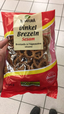 Alnatura Bio Dinkel Brezeln Sesam 125G - 4104420052345