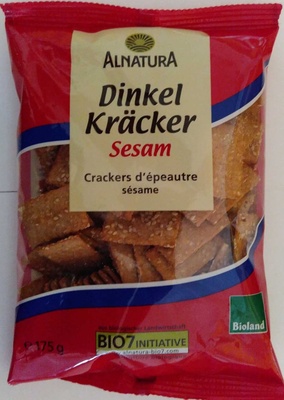 Alnatura Bio Dinkel Kräcker Sesam 175G - 4104420053809