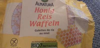 Alnatura Bio Honig Reis Waffeln 3ST 96G - 4104420057326