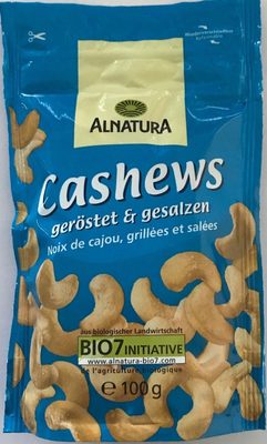 Alnatura Bio Cashews geröstet & gesalzen 100G - 4104420057364