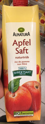 Alnatura Bio Apfelsaft naturtrüb 1 ltr - 4104420071728