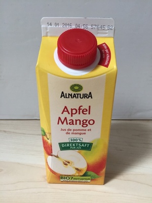 Alnatura Bio Apfel Mango 100% Direktsaft 750ml - 4104420071841