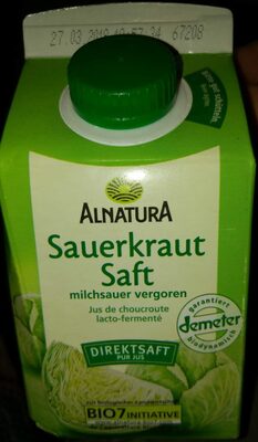 Alnatura Sauerkrautsaft - 4104420072800