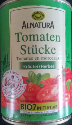 Alnatura Bio Tomaten in Stücke Kräuter 400G - 4104420136021