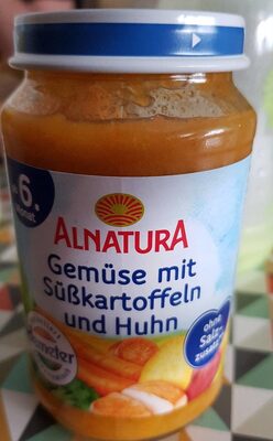 Gemüse mit Süsskartoffeln und Huhn - 4104420137448
