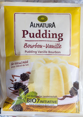 Alnatura Bio Pudding Bourbon-Vanille 3x 40 g - 4104420140608