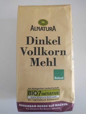 Alnatura Bio Dinkelvollkornmehl 1 kg - 4104420140684