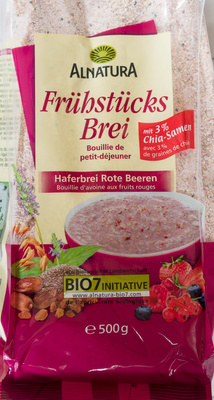 Alnatura Bio Frühstücksbrei Rote Beeren 500 g - 4104420142244