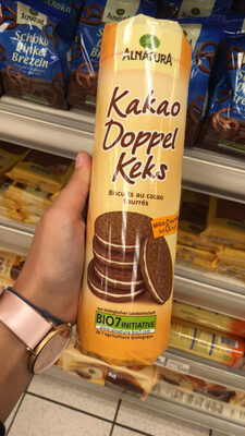 Alnatura Bio Kakao Doppel Keks Milch & Honig 330G - 4104420146785