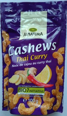 Alnatura Bio Cashews Thai Curry 100G - 4104420171312