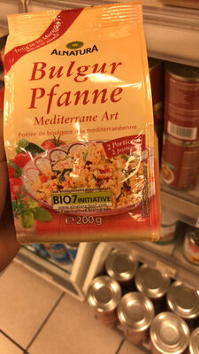 Alnatura Bio Bulgur Pfanne Mediterrane Art 200G - 4104420177789