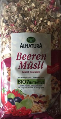 Alnatura Bio Beeren Müsli 750G - 4104420180369