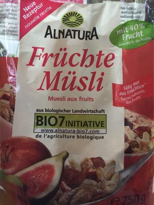 Alnatura Bio Früchte-Müsli 750G - 4104420180420