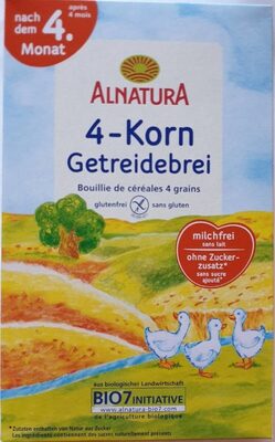 Bouillie de céréales 4 grains - 4104420183308