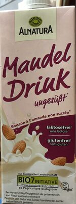 Alnatura Bio Naturland Mandel Drink ungesüßt 1000ml - 4104420186316