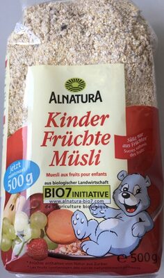 Alnatura Bio Kinder Früchte Müsli 500G - 4104420206328