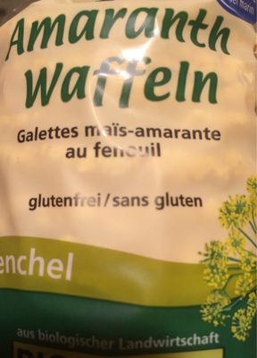 Alnatura Bio Mais-Amaranth Waffeln Fenchel 115G - 4104420206618