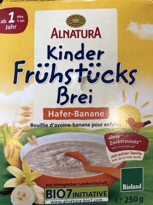 Kinder Frühstücks Brei Hafer Banane - 4104420212435