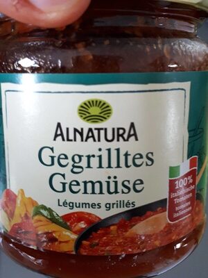 Alnatura Bio Tomatensauce Gegrilltes Gemüse 350ML - 4104420213555