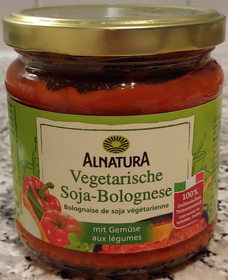 Alnatura Bio Vegetarische Soja-Bolognese 350ML - 4104420213630