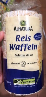 Alnatura Bio Reiswaffeln Meersalz 100G - 4104420217973