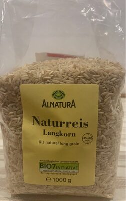 Alnatura Bio Naturreis Langkorn 1 KG - 4104420218574