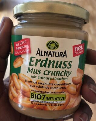 Alnatura Bio Erdnussmus Crunchy 250g - 4104420220713