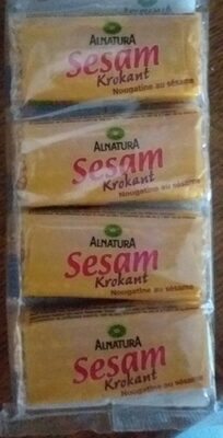 Alnatura Bio Sesam-Krokant-Riegel 4ST 108g - 4104420221383
