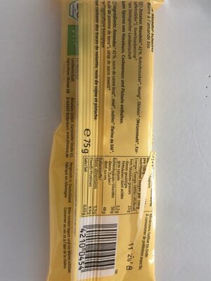 Alnatura Bio Mandel Riegel 75G - 42100454