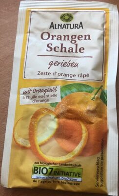 Alnatura Bio Orangenschale gerieben 5G - 42256199