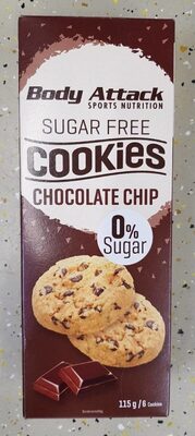 SUGAR FREE Cookies Chocolate Chip - 4250350538289