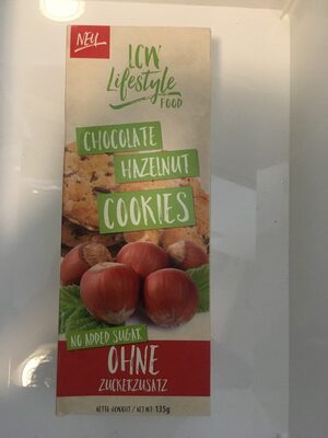Chocolate hazelnut cookies (ohne zuckerzusatz) - 4250651104114