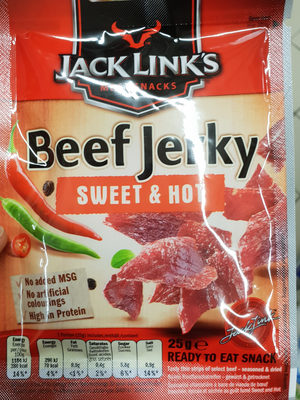 Meat Snacks Beef Jerky Sweet & Hot - 4251097402918