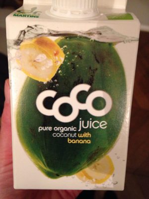 Coco juice pure organic coconut with banana - 4260183210054