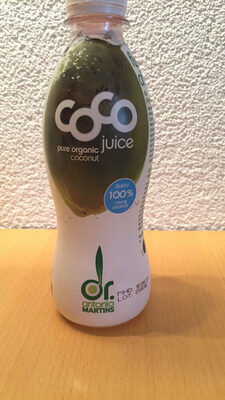 Eau De Coco Bio - 330 ML - Dr Antonio Martins - 4260183210245