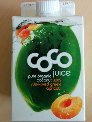 Coco juice pure organic coconut apricots - 4260183211310