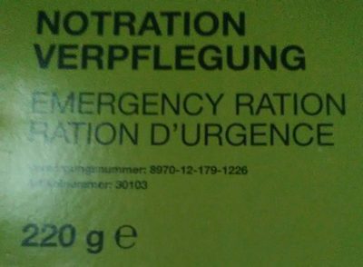 Ration d'Urgence - 4260201460010