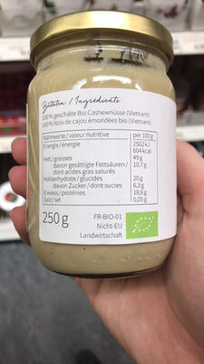 Nu3 Bio Cashewmus - 4260289447170